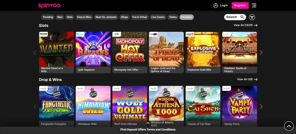 SpinYoo Casino Non GamStop