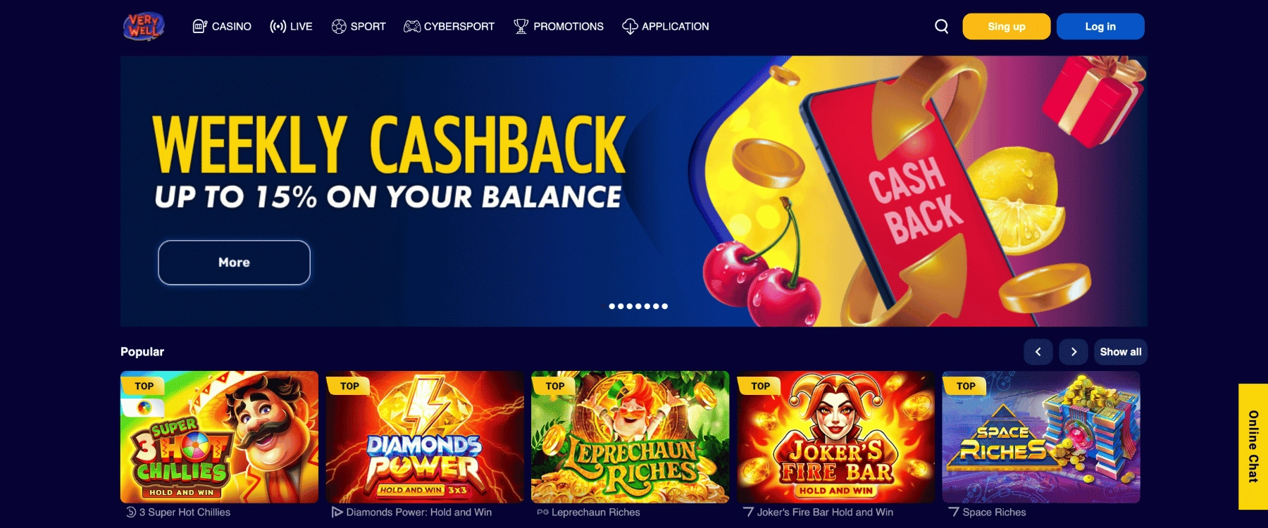 Very Well Casino Non GamStop