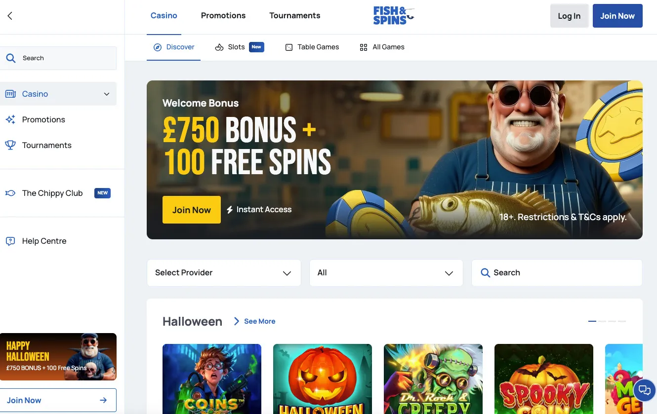 Fish & Spins – Best Non GamStop Casinos for Live Casino Games