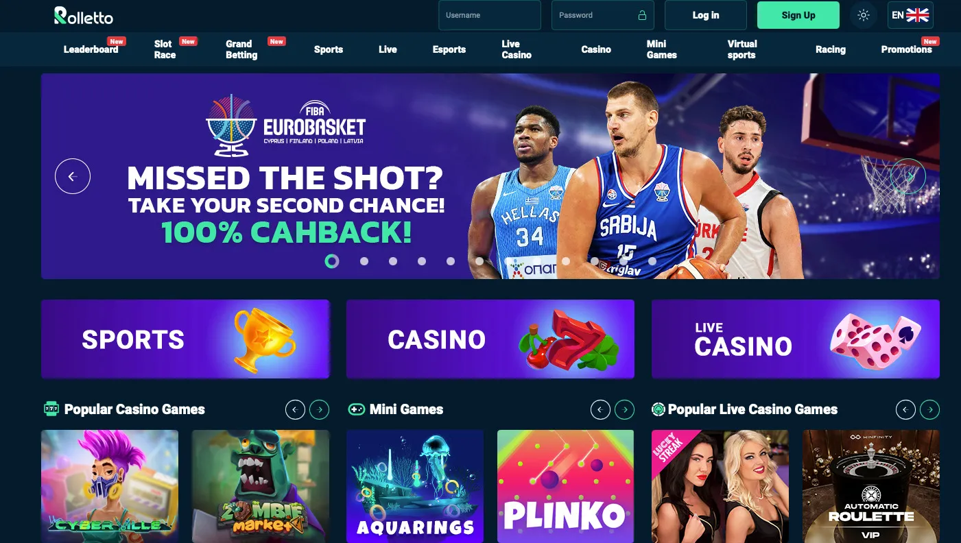 Rolletto – Best Non GamStop Casinos for Roulette