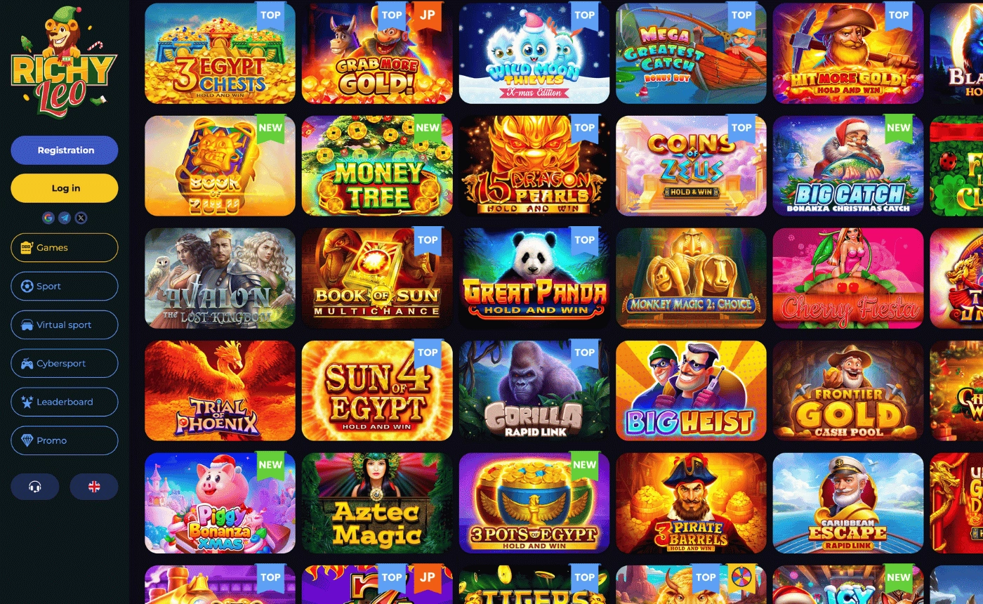 Richy Leo Casino – Various Live Games not on GamStop